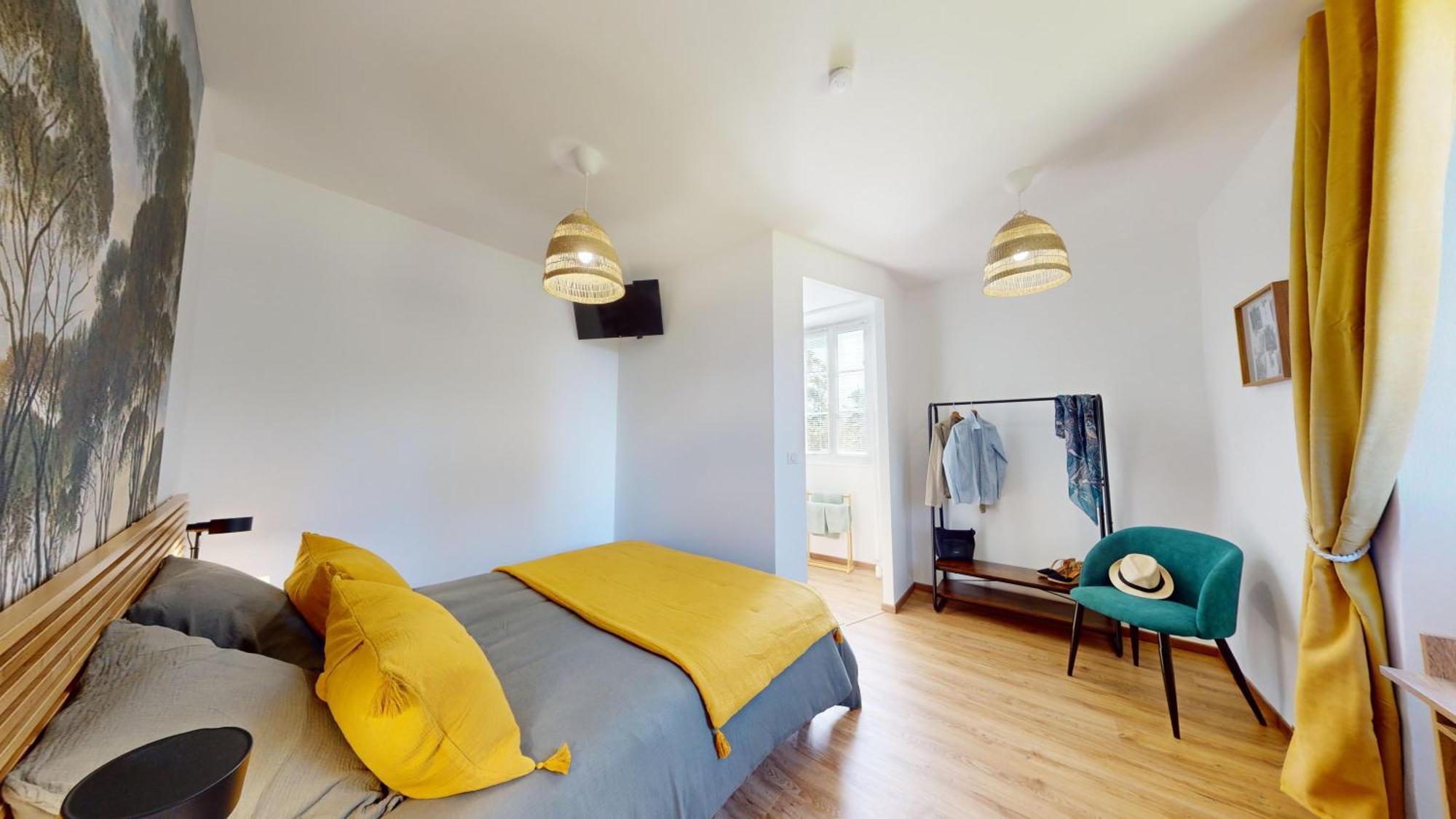 Domaine De L'Eau Partie Bed & Breakfast Carentan Rom bilde