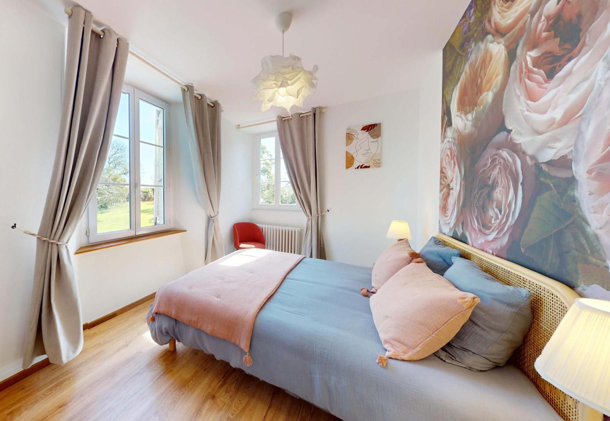 Domaine De L'Eau Partie Bed & Breakfast Carentan Rom bilde